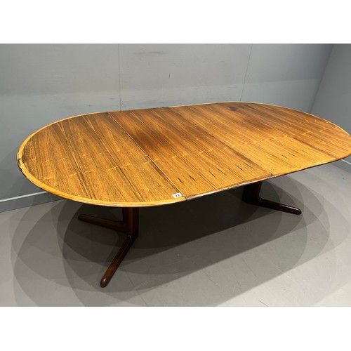 22 - Danish extending dining table by Dyrlund