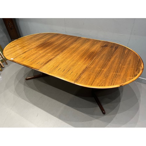 22 - Danish extending dining table by Dyrlund