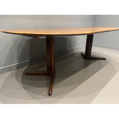 22 - Danish extending dining table by Dyrlund