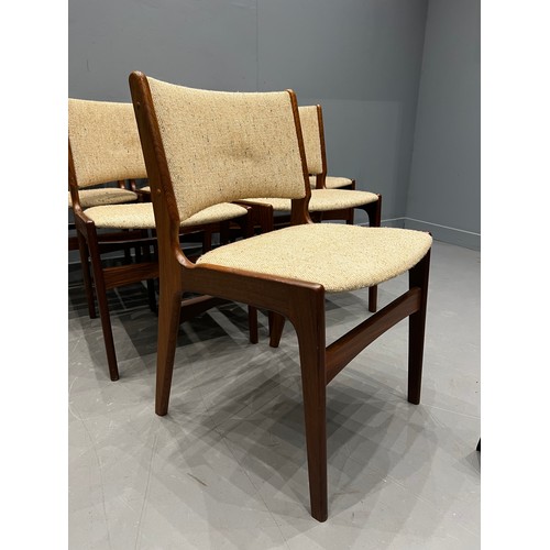 30 - 6 Danish dining chairs model 89 by erik buch for anderstrup