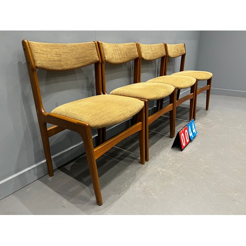 44 - 4 Danish dining chairs by Erik Buch