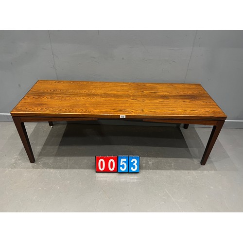 53 - Danish mid century teak coffee table