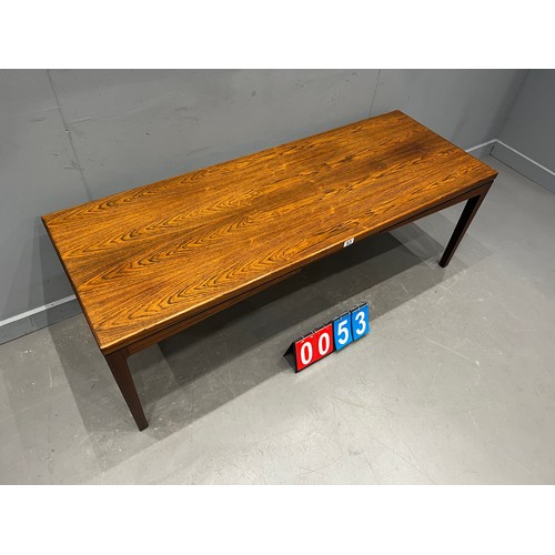 53 - Danish mid century teak coffee table