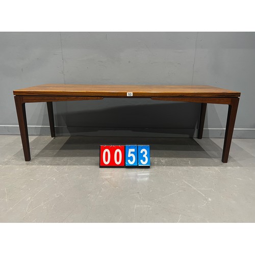 53 - Danish mid century teak coffee table