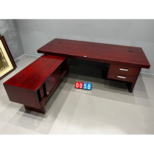 58 - Superb Danish design corner office desk