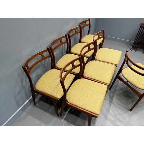 63 - Set of 8 danish chairs by johannes anderson