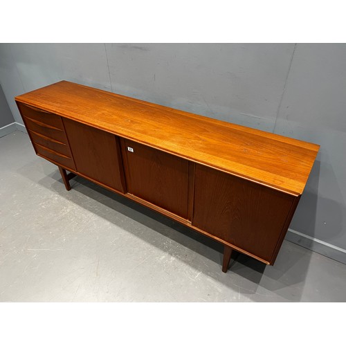 67 - Danish teak mid century tri-silding door sideboard by Sejling Skabe