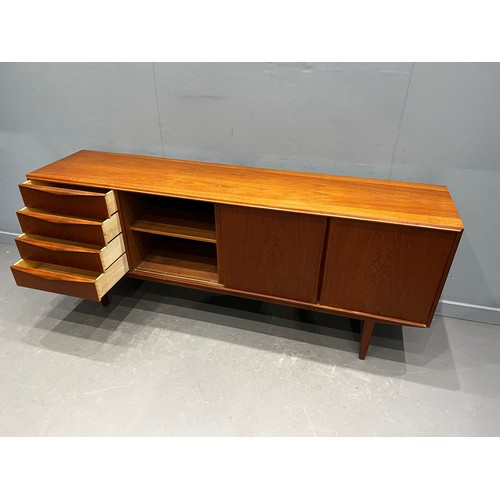 67 - Danish teak mid century tri-silding door sideboard by Sejling Skabe