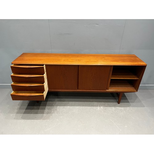 67 - Danish teak mid century tri-silding door sideboard by Sejling Skabe