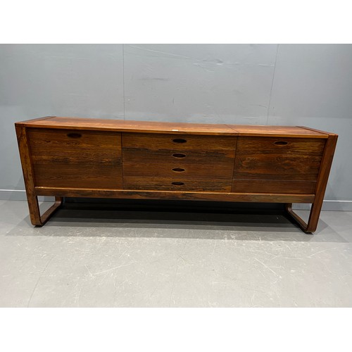 76 - Rosewood mid century sideboard by gunther hoffstead for uniflex