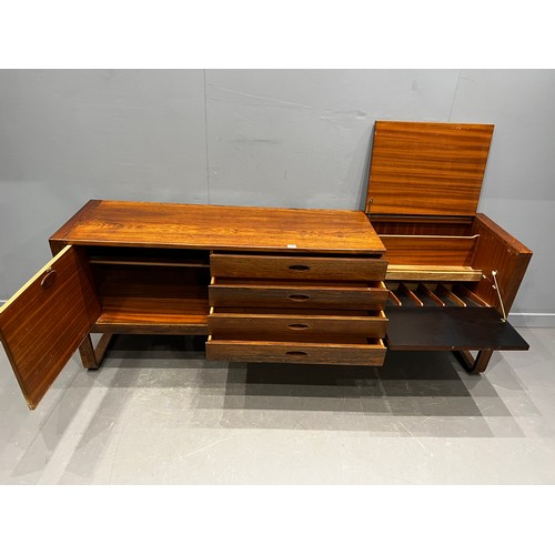 76 - Rosewood mid century sideboard by gunther hoffstead for uniflex