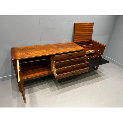 76 - Rosewood mid century sideboard by gunther hoffstead for uniflex