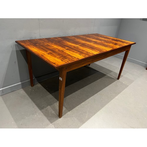 88 - Rosewood mid century extending dining table by Archie Shine