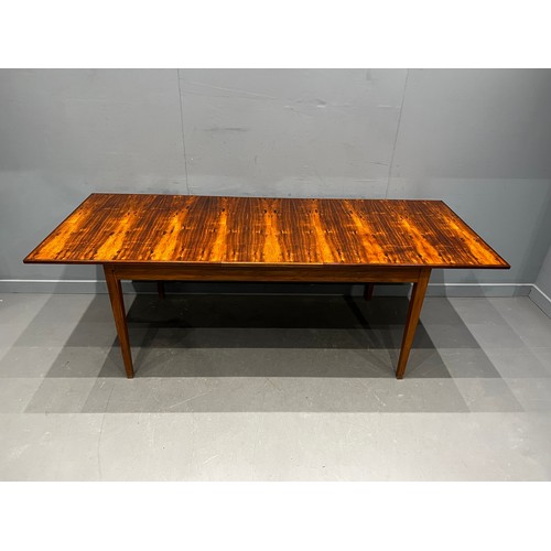 88 - Rosewood mid century extending dining table by Archie Shine