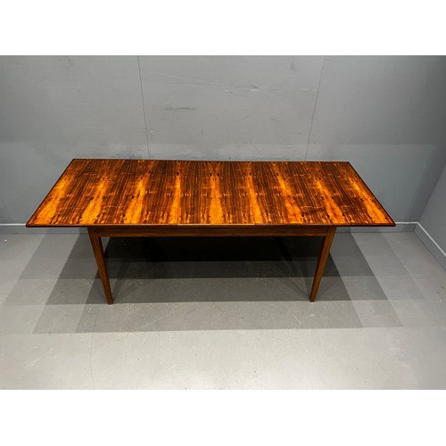 88 - Rosewood mid century extending dining table by Archie Shine