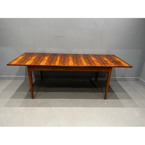 88 - Rosewood mid century extending dining table by Archie Shine