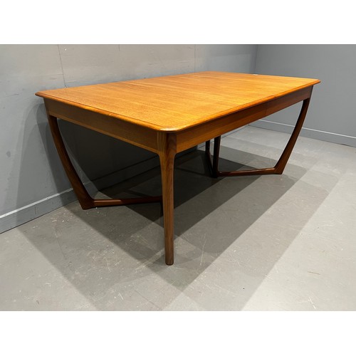 89 - Very rare beith craft mid century dining table 9ft 4 inches extended