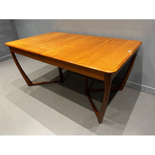 89 - Very rare beith craft mid century dining table 9ft 4 inches extended