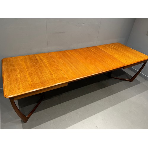 89 - Very rare beith craft mid century dining table 9ft 4 inches extended