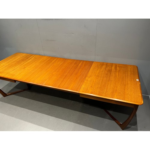 89 - Very rare beith craft mid century dining table 9ft 4 inches extended