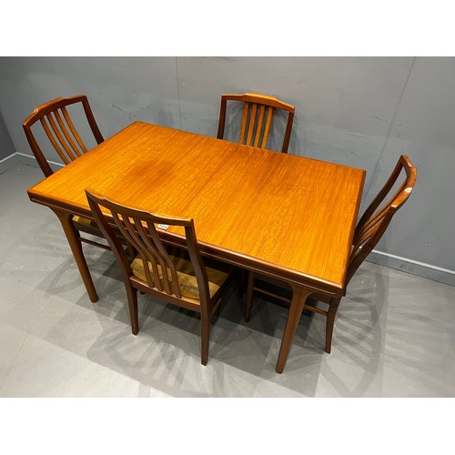 103 - Beith craft rectangular dining table + 4 chairs