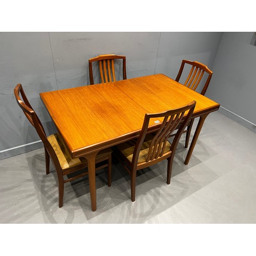 103 - Beith craft rectangular dining table + 4 chairs