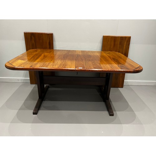 110 - Danish mid century dining table for Jensen frokjaers + 2 leafs