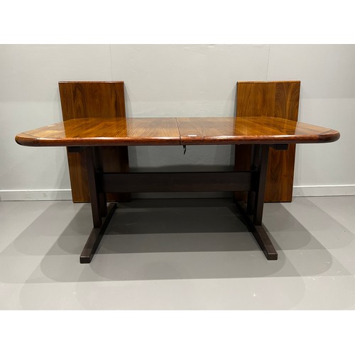 110 - Danish mid century dining table for Jensen frokjaers + 2 leafs