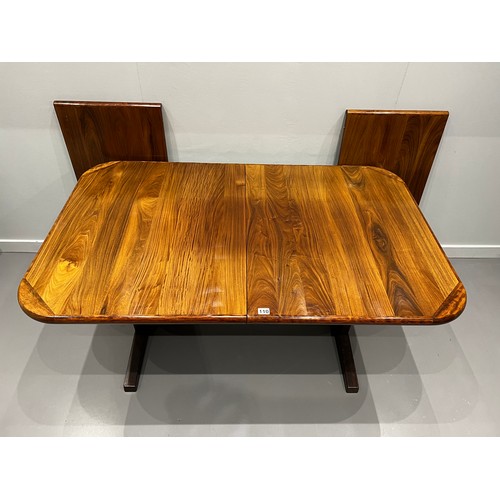 110 - Danish mid century dining table for Jensen frokjaers + 2 leafs