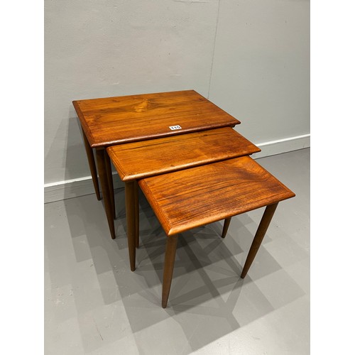 115 - Danish mid century nest of tables