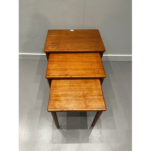 116 - Danish mid century nest of tables