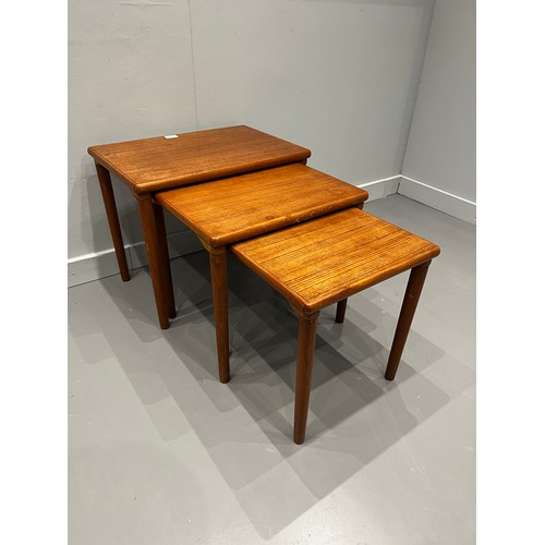 116 - Danish mid century nest of tables