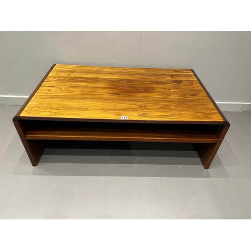 118 - Danish coffee table with magazine storage by jensen forlejaer