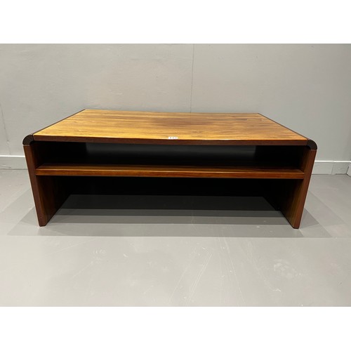 118 - Danish coffee table with magazine storage by jensen forlejaer