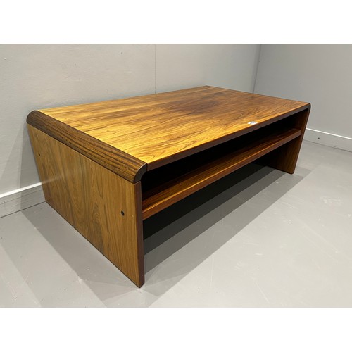 118 - Danish coffee table with magazine storage by jensen forlejaer