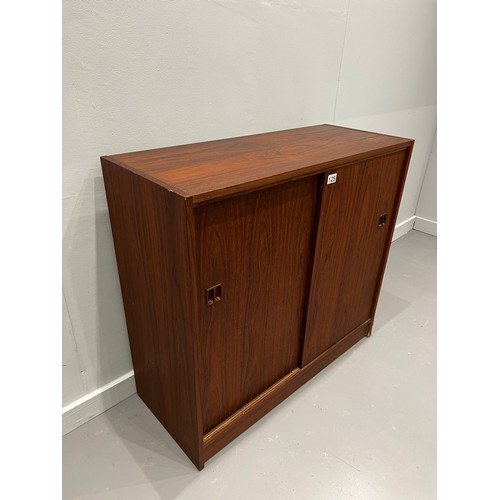 125 - Danish teak office filer/cupboard