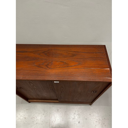 125 - Danish teak office filer/cupboard