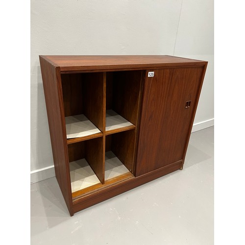 125 - Danish teak office filer/cupboard