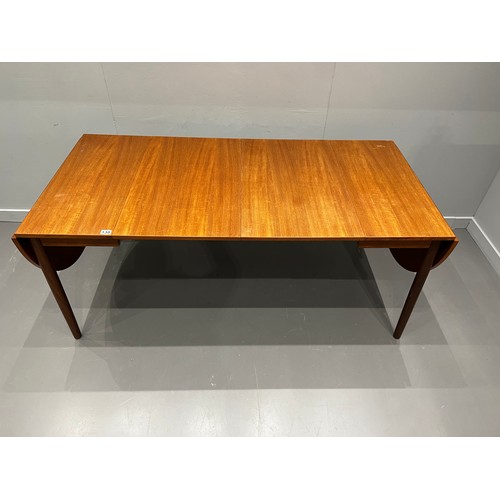 138 - Danish Mid C extending dining table by C.J. Rosengaarden