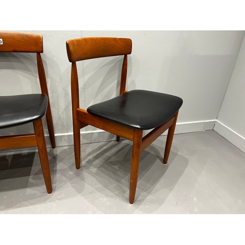 139 - Set of 4 danish teak Mid C chairs by Farso Stolefabrik