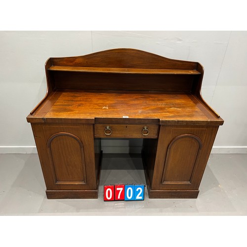 702 - Regency inlaid mahogany desk