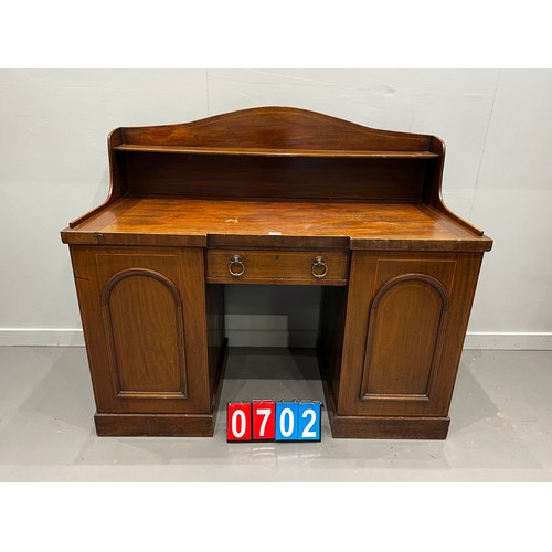 702 - Regency inlaid mahogany desk