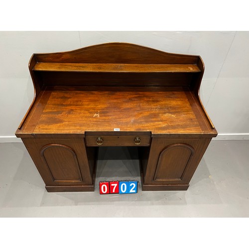 702 - Regency inlaid mahogany desk