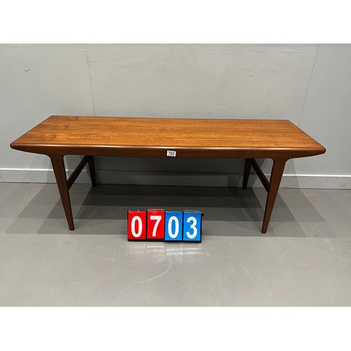 703 - Mid century teak coffee table danish?