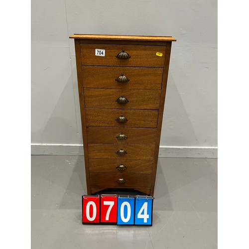 704 - Antique multi drawer chest of drawers