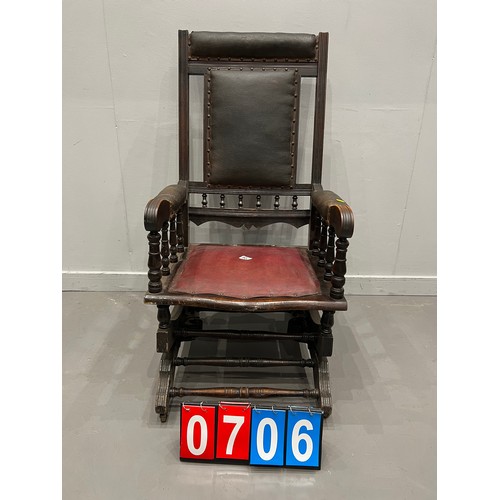 706 - Victorian rocking chair