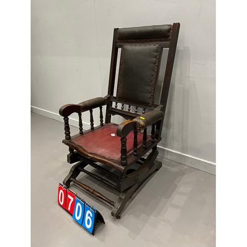 706 - Victorian rocking chair