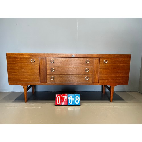 708 - Elliots of Newbury mid century teak sideboard