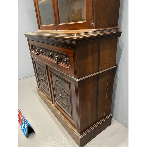 725 - Victorian chiffonier bookcase