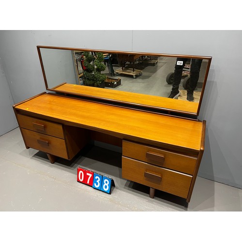 738 - White & newton mid century dressing table